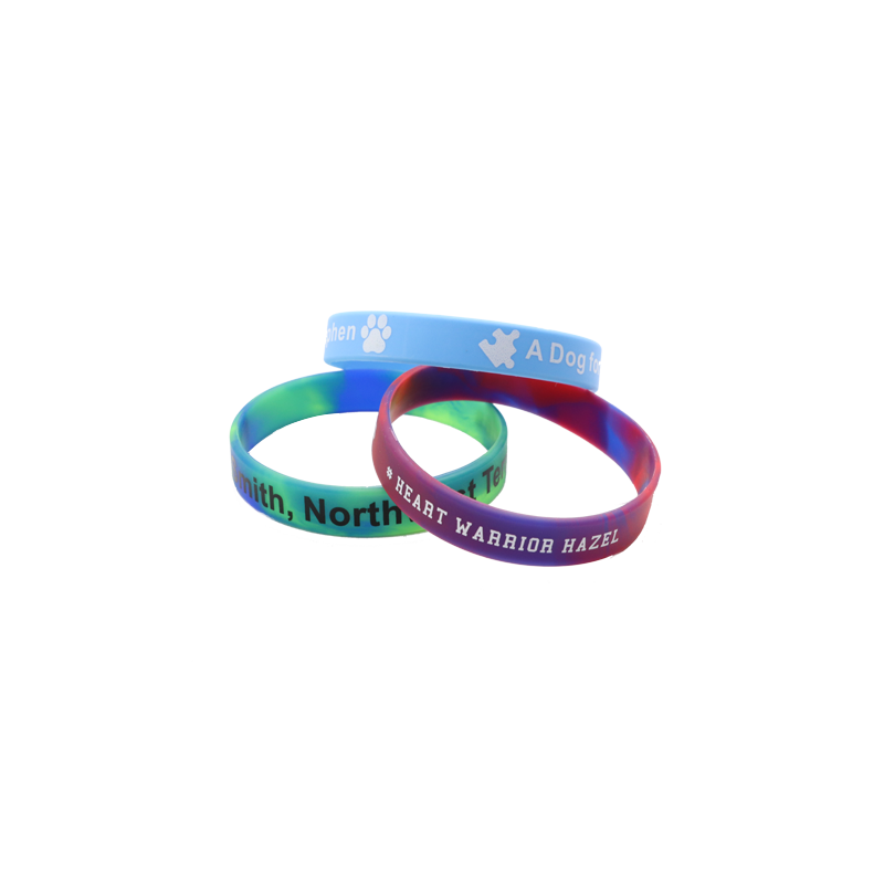 Skyee Custom Bulk Cheap plain silicone wristbands with Printing