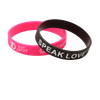 Skyee Professional custom debossed color fill wristband custom soft silicon wristband rubber bracelet