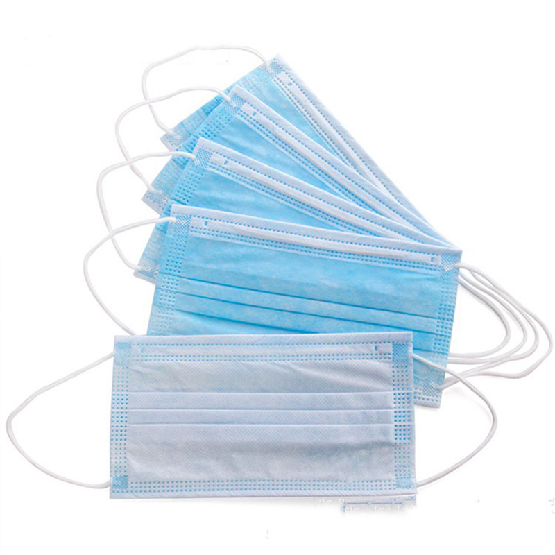 3ply non-woven disposable face mask with elastic earloop